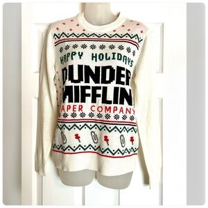 The Office Dunder Mifflen Holiday Sweater